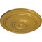 Ekena Millwork Classic Ceiling Medallion (For Canopies up to 5 1/2"), 21 7/8"OD x 2 3/8"P, Iridescent Gold CM22CLIGS - alternate 2
